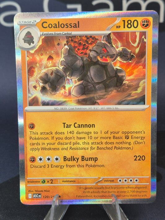 Coalossal 120/217 Ascended Heroes Holo Rare