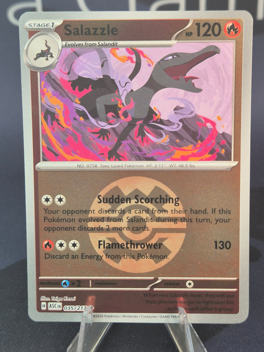 Salazzle 035/217 Ascended Heroes Reverse Holo Quick Ball