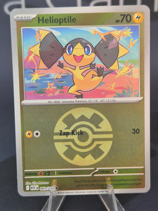 Helioptile 063/217 Ascended Heroes Reverse Holo Quick Ball