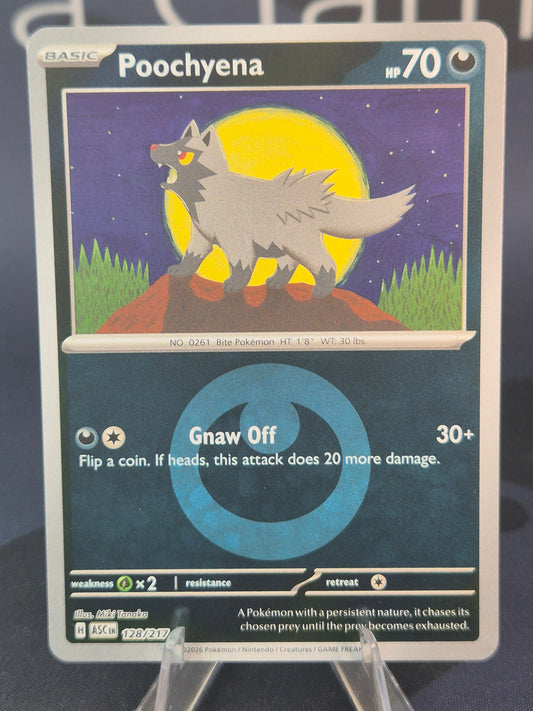 Poochyena 128/217 Ascended Heroes Reverse Holo