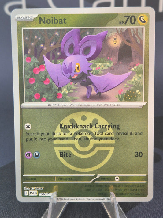 Noibat 156/217 Ascended Heroes Reverse Holo Friend Ball
