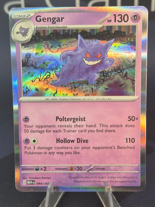 Gengar 094/165 151 Holo Rare