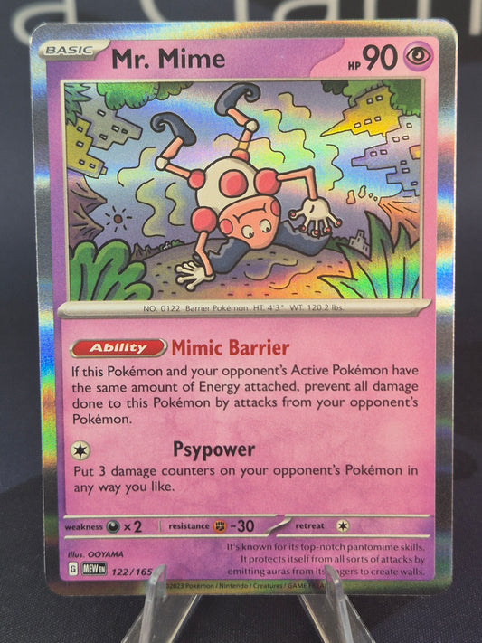 Mr. Mime 122/165 151 Holo Rare