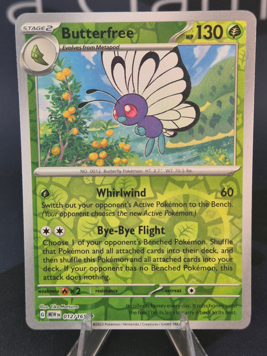 Butterfree 012/165 151 Reverse Holo