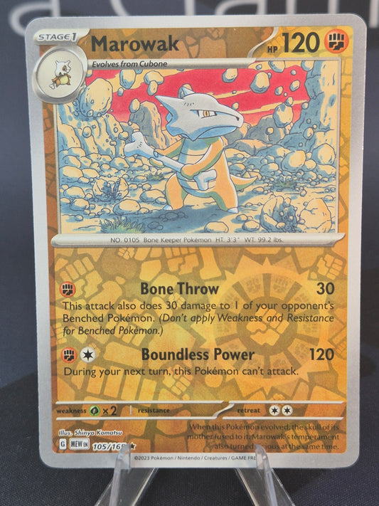 Marowak 105/165 151 Reverse Holo