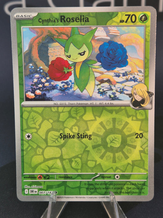 Cynthia's Roselia 007/182 Destined Rivals Reverse Holo
