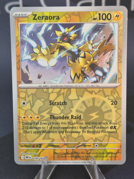 Zeraora 078/182 Destined Rivals Reverse Holo