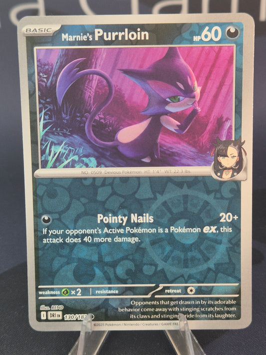 Marnie's Purrloin 130/182 Destined Rivals Reverse Holo