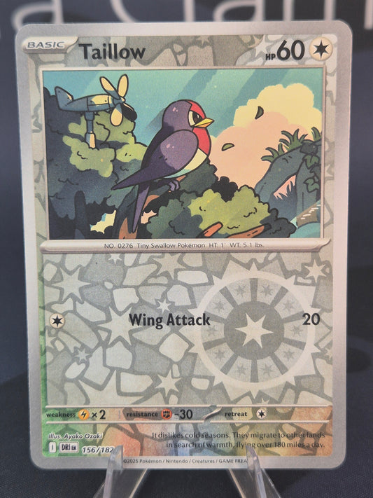 Tailow 156/182 Destined Rivals Reverse Holo