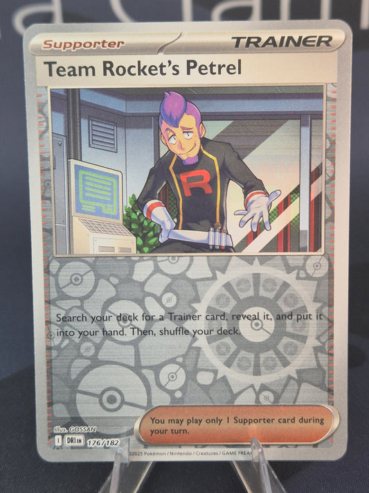 Team Rocket's Petrel 176/182 Destined Rivals Reverse Holo