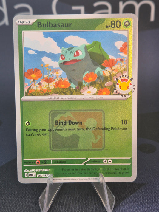 Bulbasaur Play Stamp Pokemon Day 2026 Reverse Holo