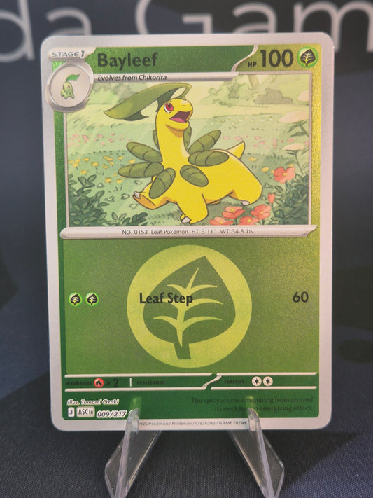 Bayleef 009/217 Ascended Heroes Reverse Holo