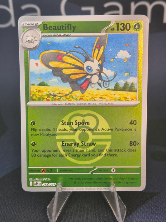 Beautifly 013/217 Ascended Heroes Love Ball Reverse Holo