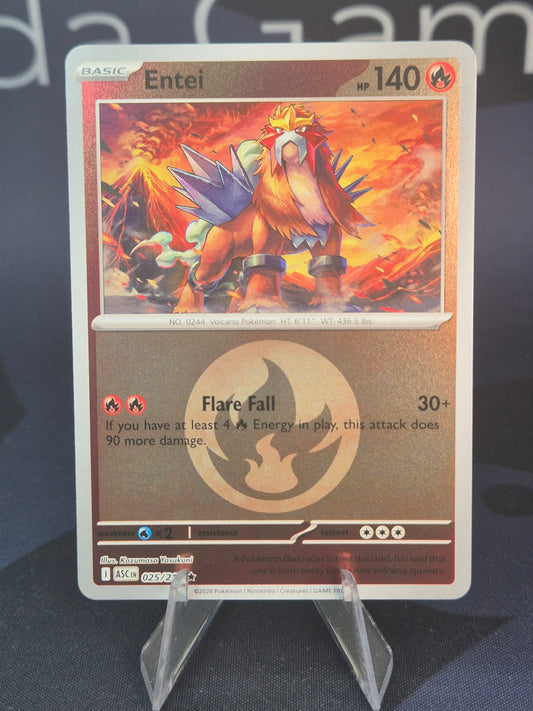 Entei 025/217 Ascended Heroes Reverse Holo