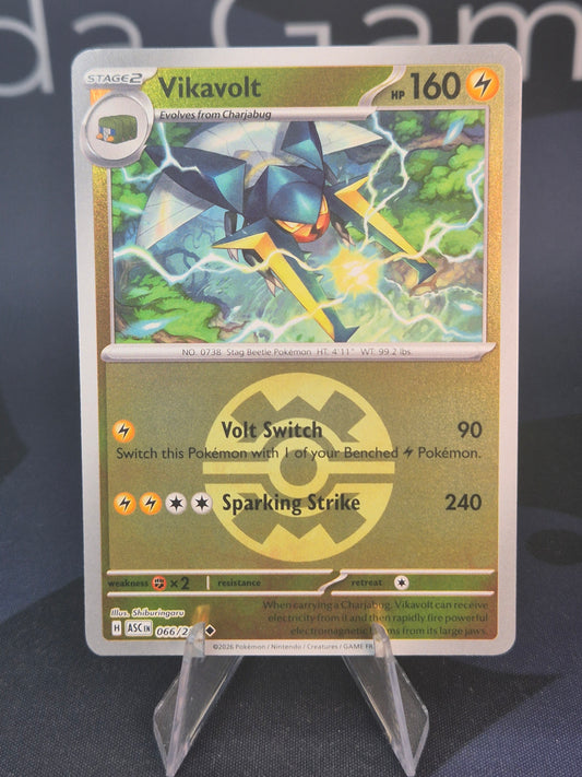 Vikavolt 066/217 Ascended Heroes Quick Ball Reverse Holo