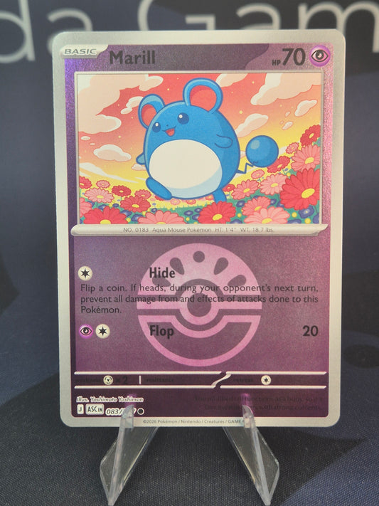 Marill 083/217 Ascended Heroes Friend Ball Reverse Holo