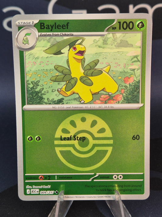 Bayleef 009/217 Ascended Heroes Reverse Holo Friend Ball