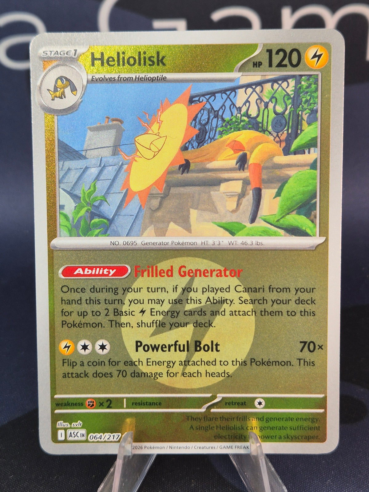 Heliolisk 064/217 Ascended Heroes Reverse Holo