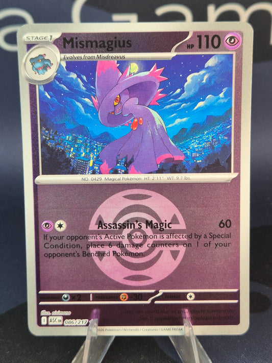 Mismagius 086/217 Ascended Heroes Reverse Holo Dusk Ball
