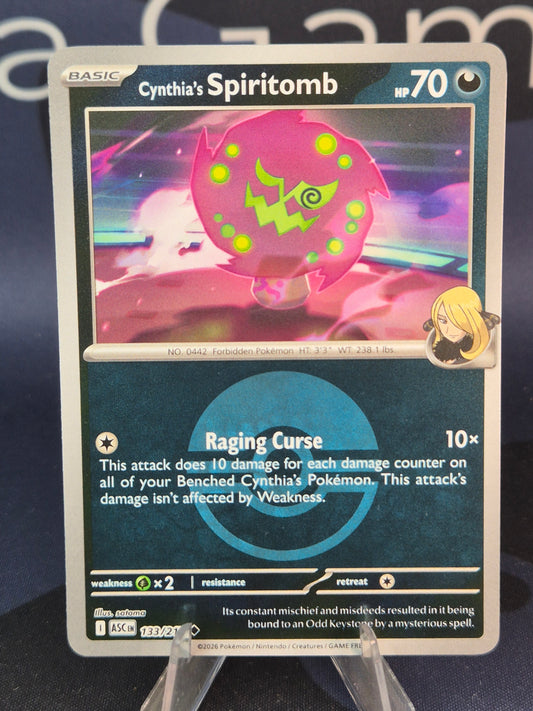 Cynthia's Spiritomb 133/217 Ascended Heroes Reverse Holo Pokeball