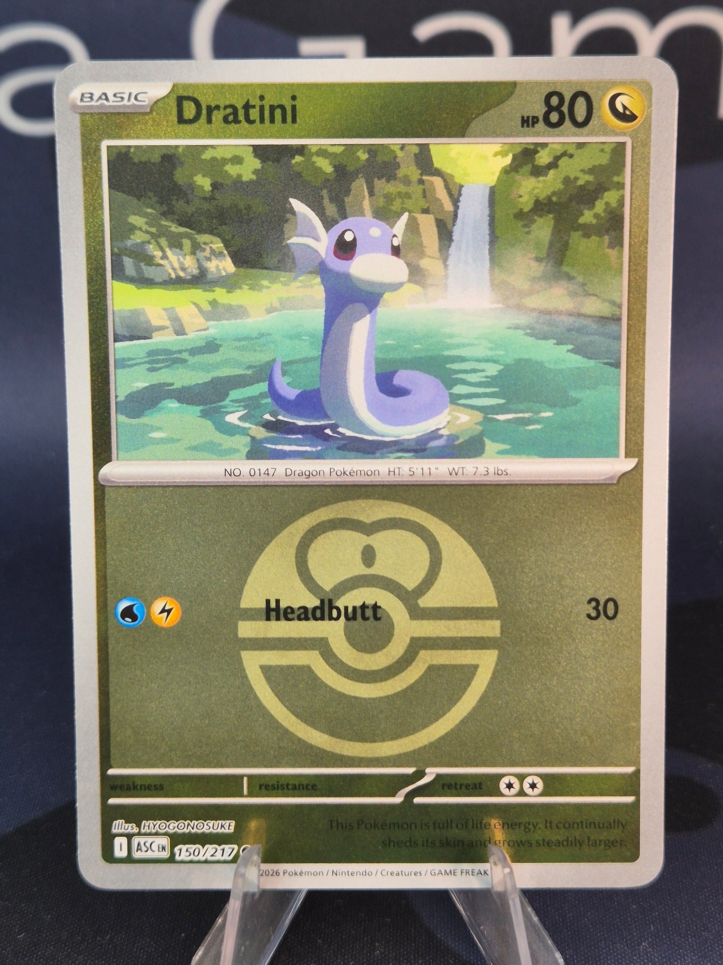 Dratini 150/217 Ascended Heroes Reverse Holo Love Ball