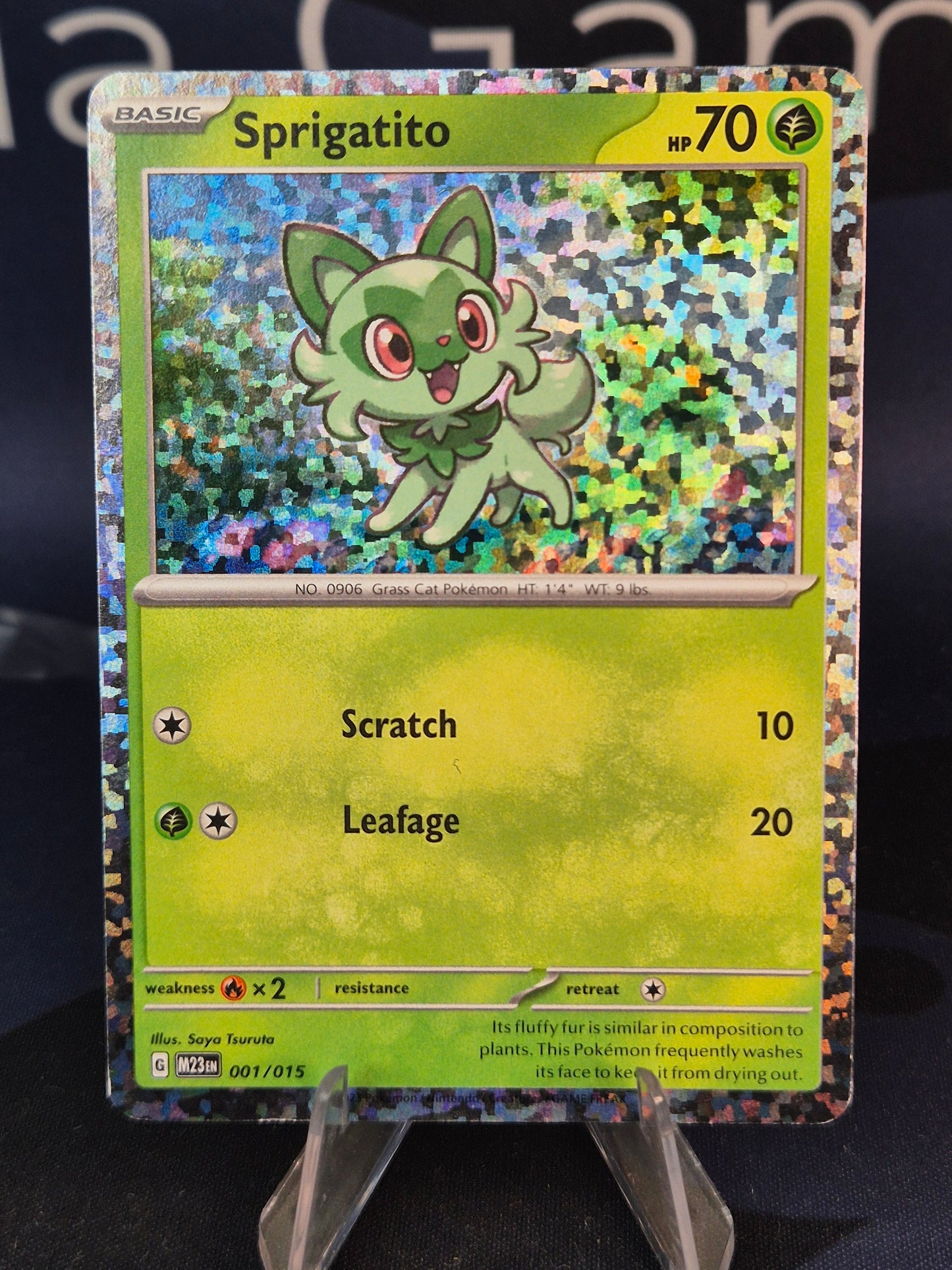 Sprigatito 001/015 McDonald's Collection 2023 Holo