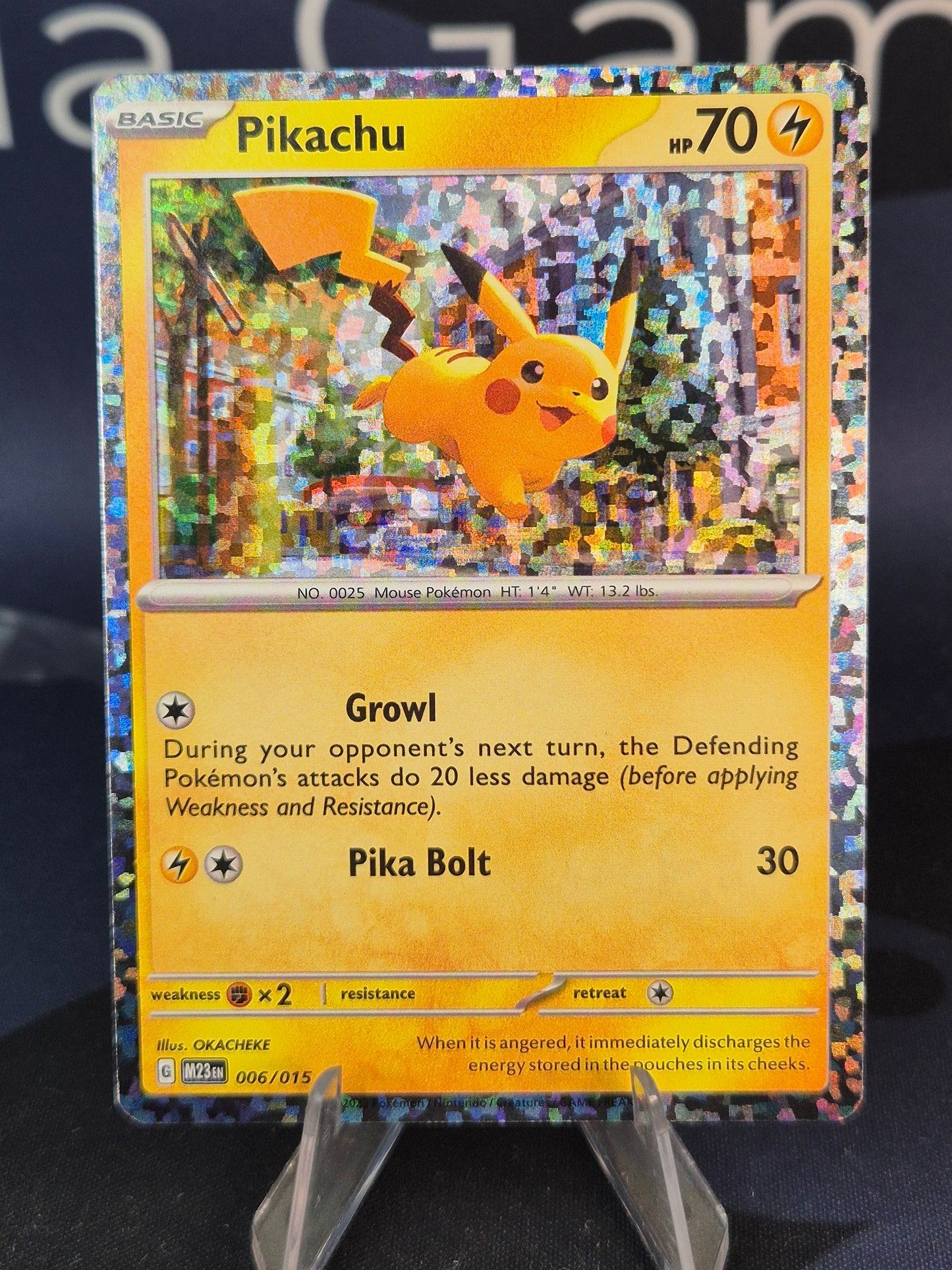 Pikachu 006/015 McDonald's Collection 2023 Holo