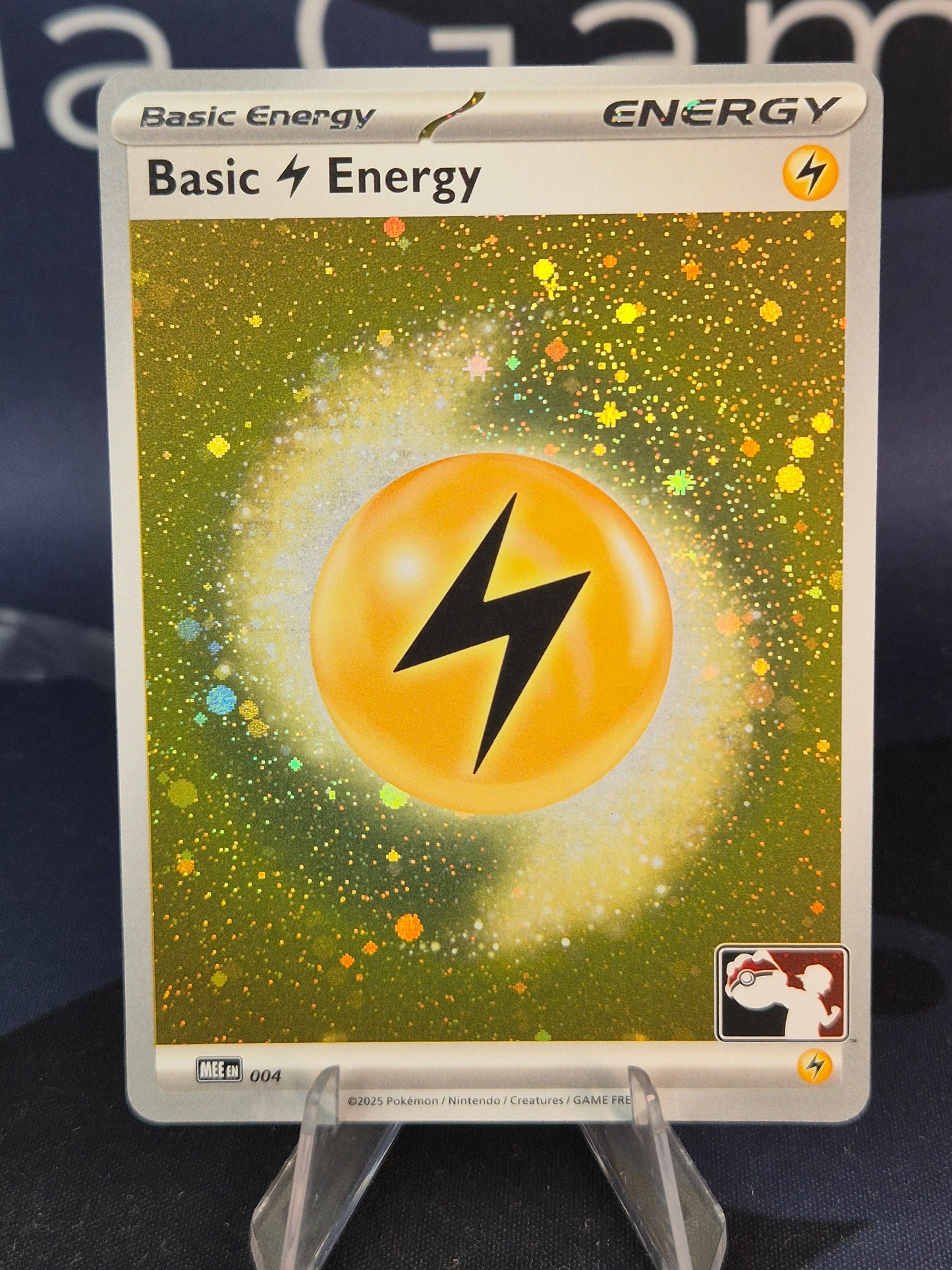 Basic Lightning Energy Play Stamp Series 8 Holo