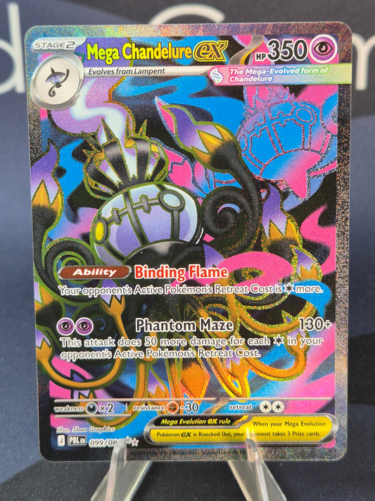 Mega Chandelure ex 099/084 Pitch Black Ultra Rare