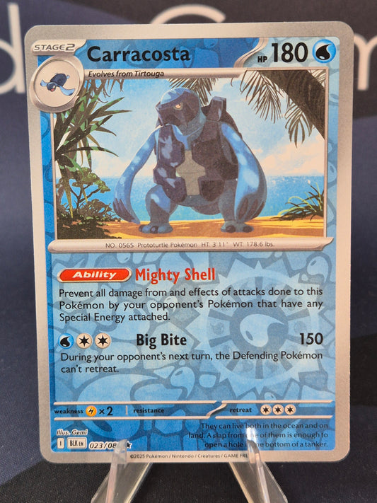 Carracosta 023/086 Black Bolt Reverse Holo
