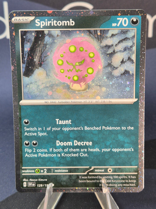 Spiritomb 129/198 Scarlet Violet Cosmo Holo