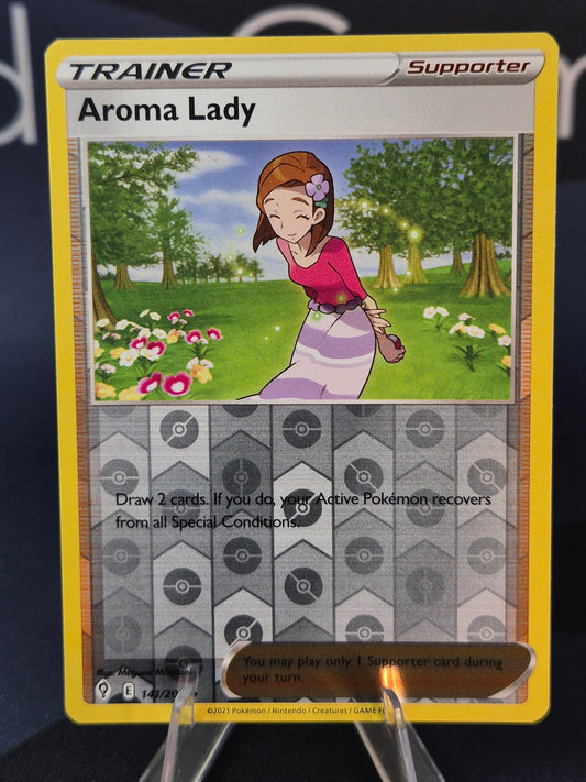 Aroma Lady 141/203 Evolving Skies Reverse Holo