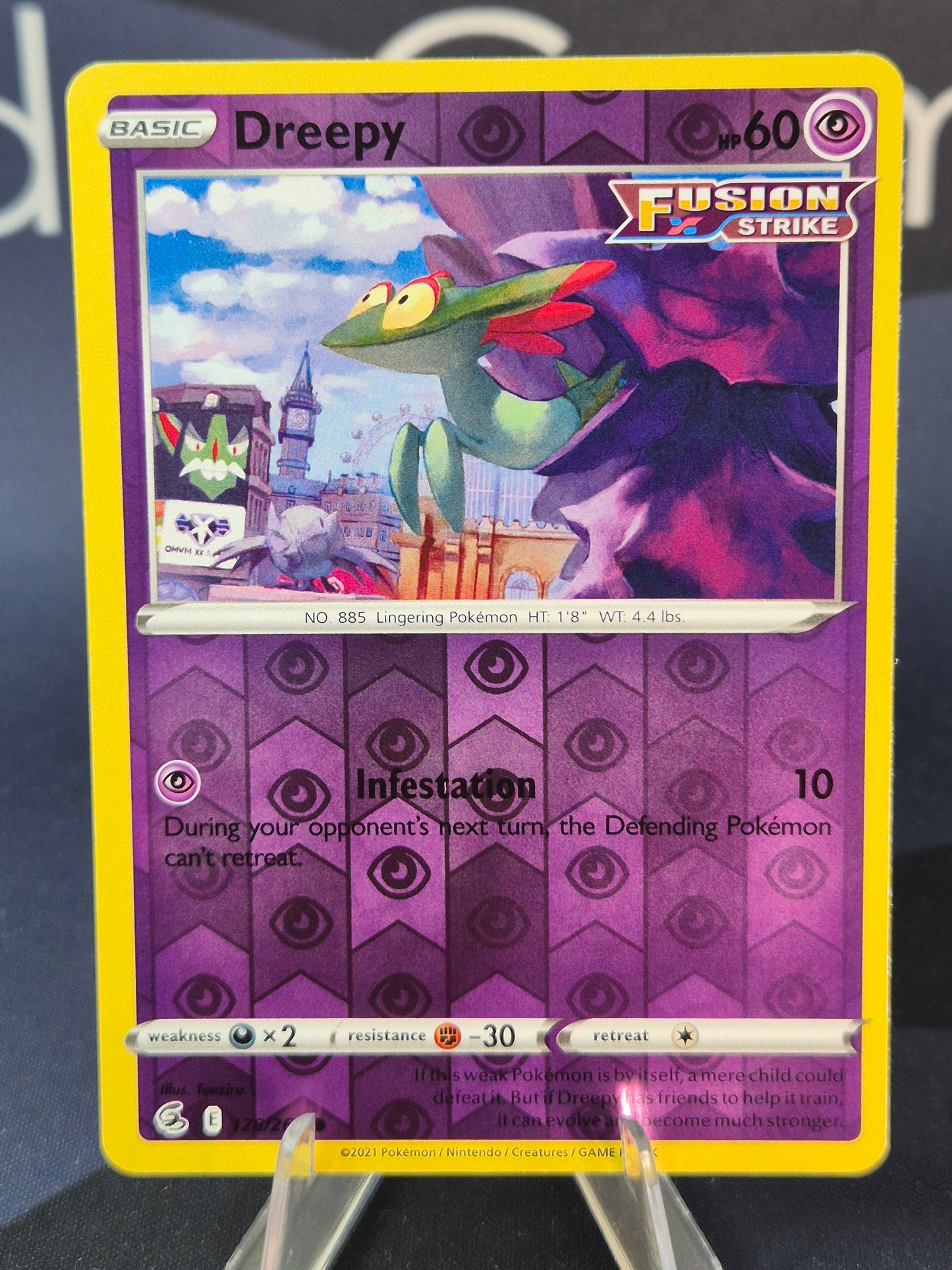 Dreepy 128/264 Fusion Strike Reverse Holo