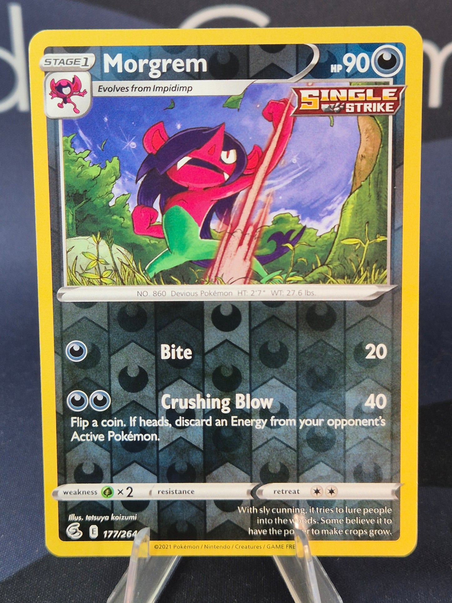Morgrem 177/264 Fusion Strike Reverse Holo