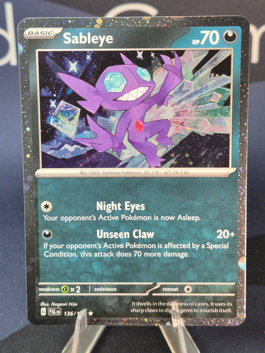 Sableye 136/193 Paldea Evolved Cosmo Holo