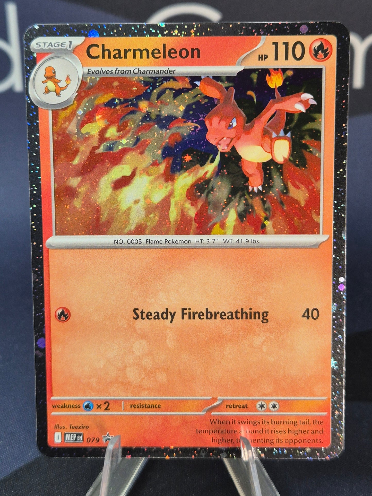 Charmeleon MEP079 Black Star Promo