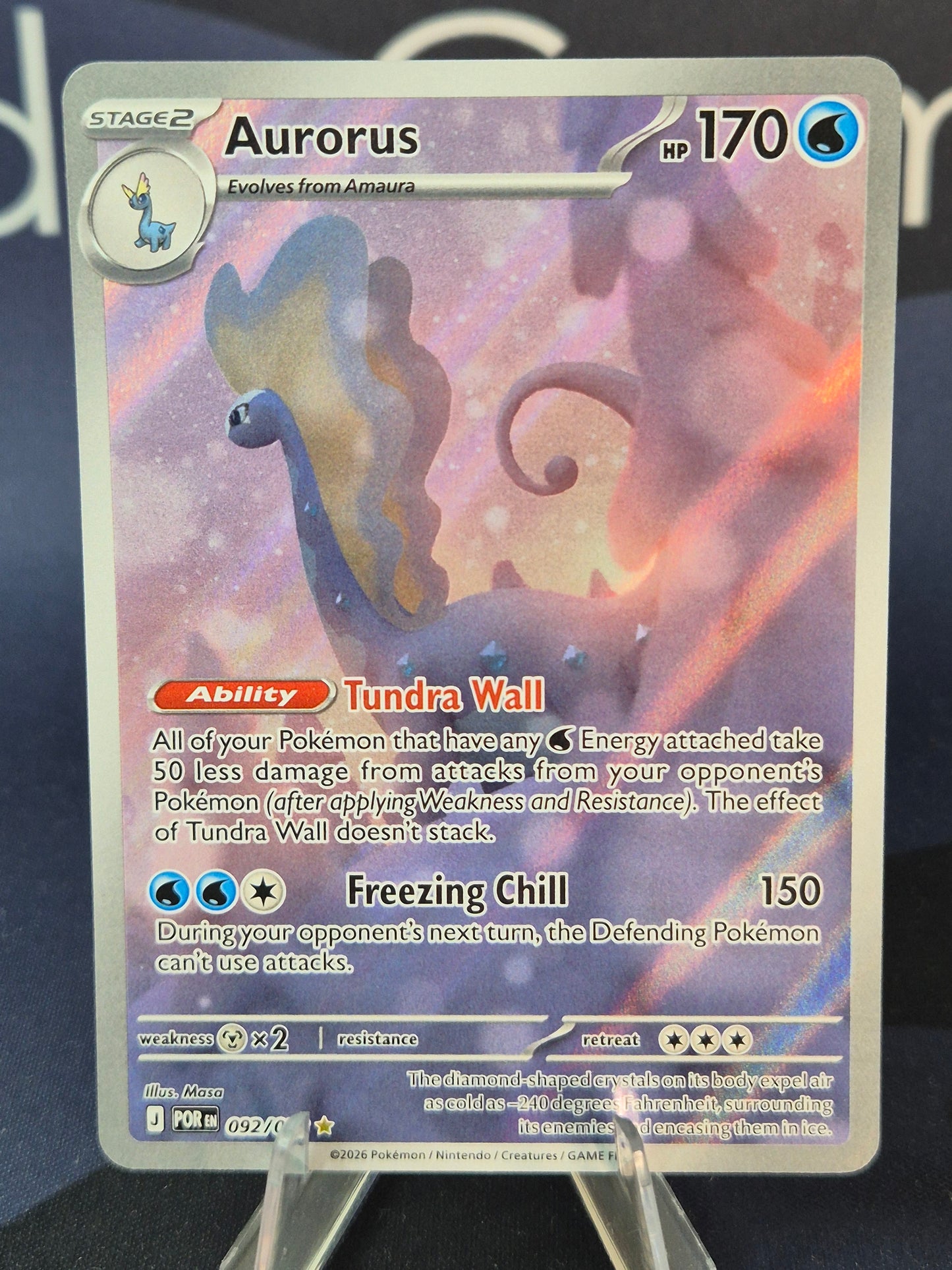 Aurorus 092/088 Perfect Order Illustration Rare
