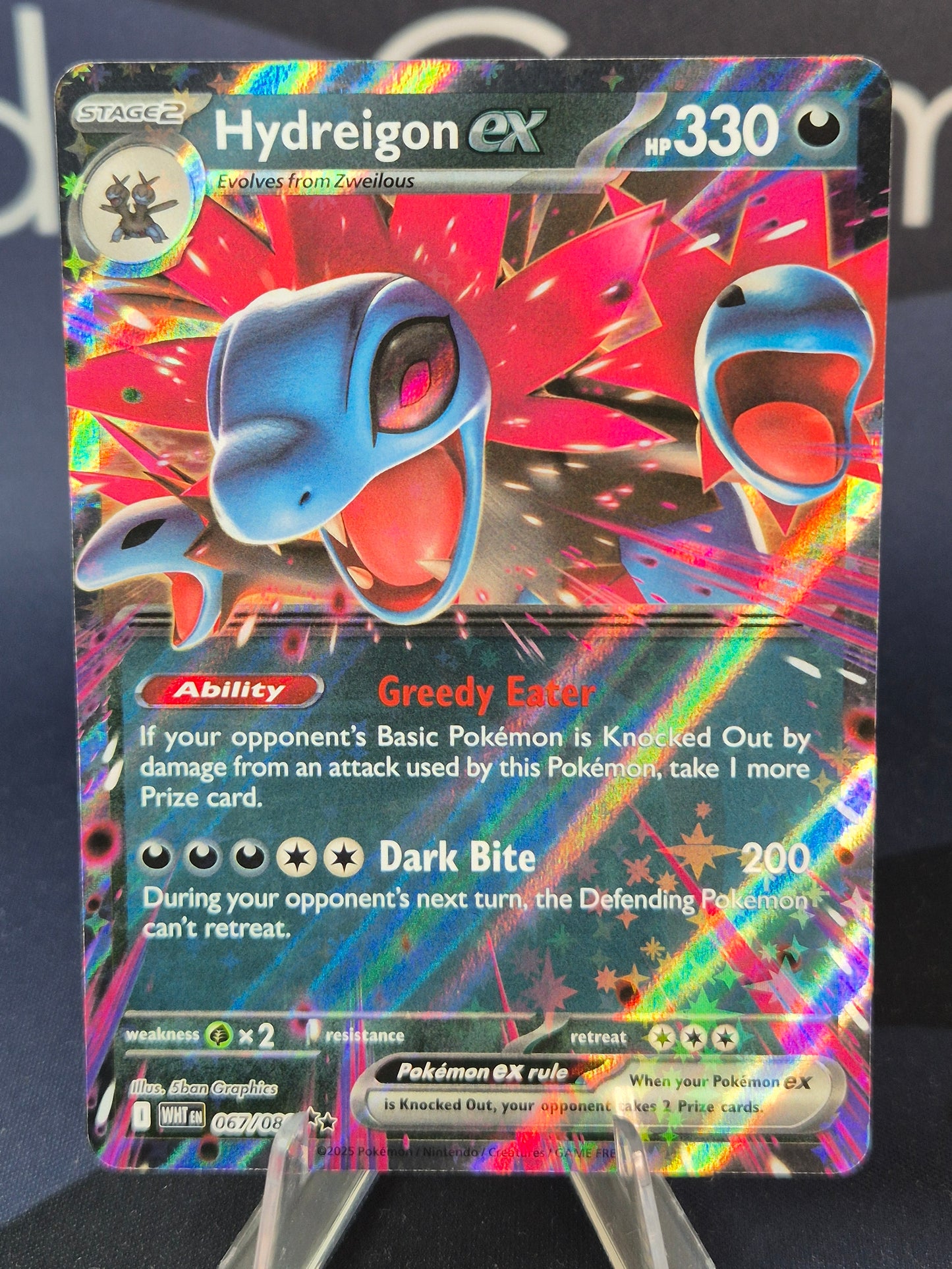 Hydreigon ex 067/086 White Flare Double Rare