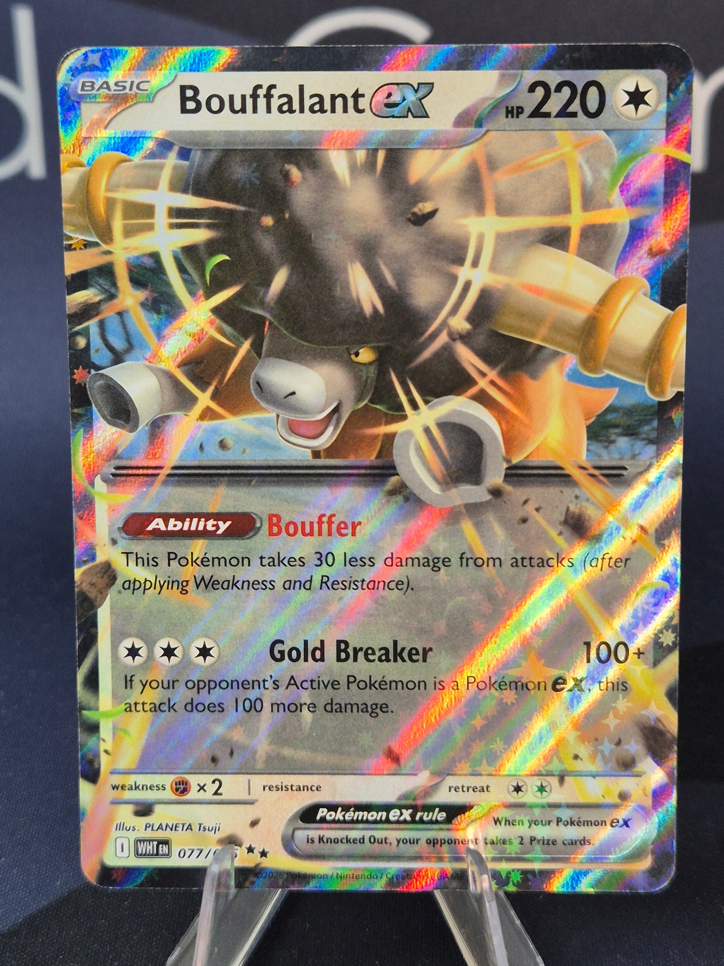 Bouffalant ex 077/086 White Flare Double Rare