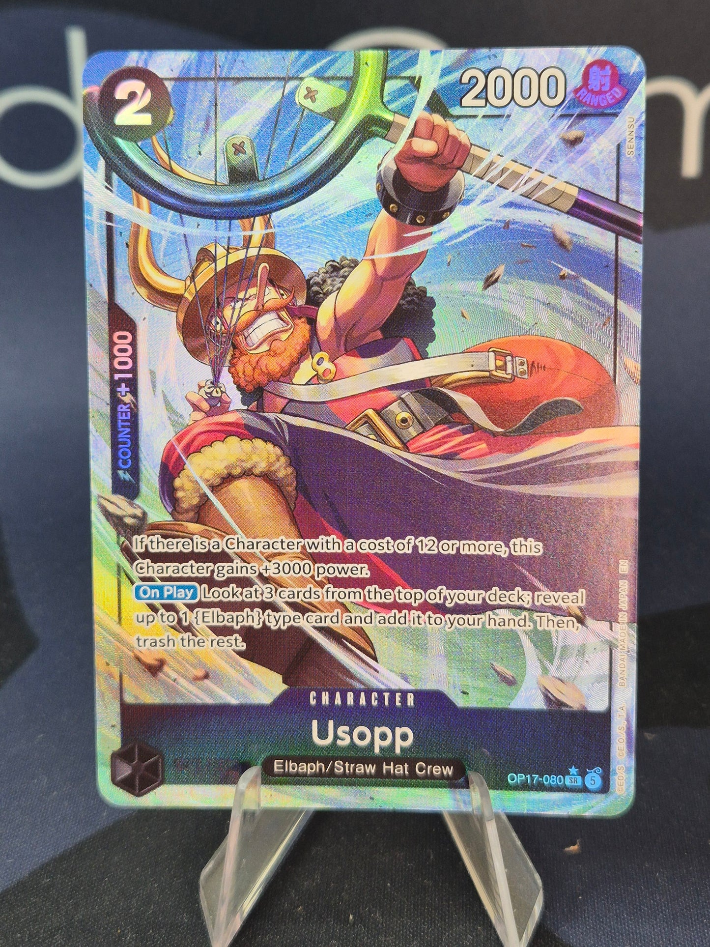 Usopp (Alternate Art) OP17-080 The World's Strongest Warriors Super Rare