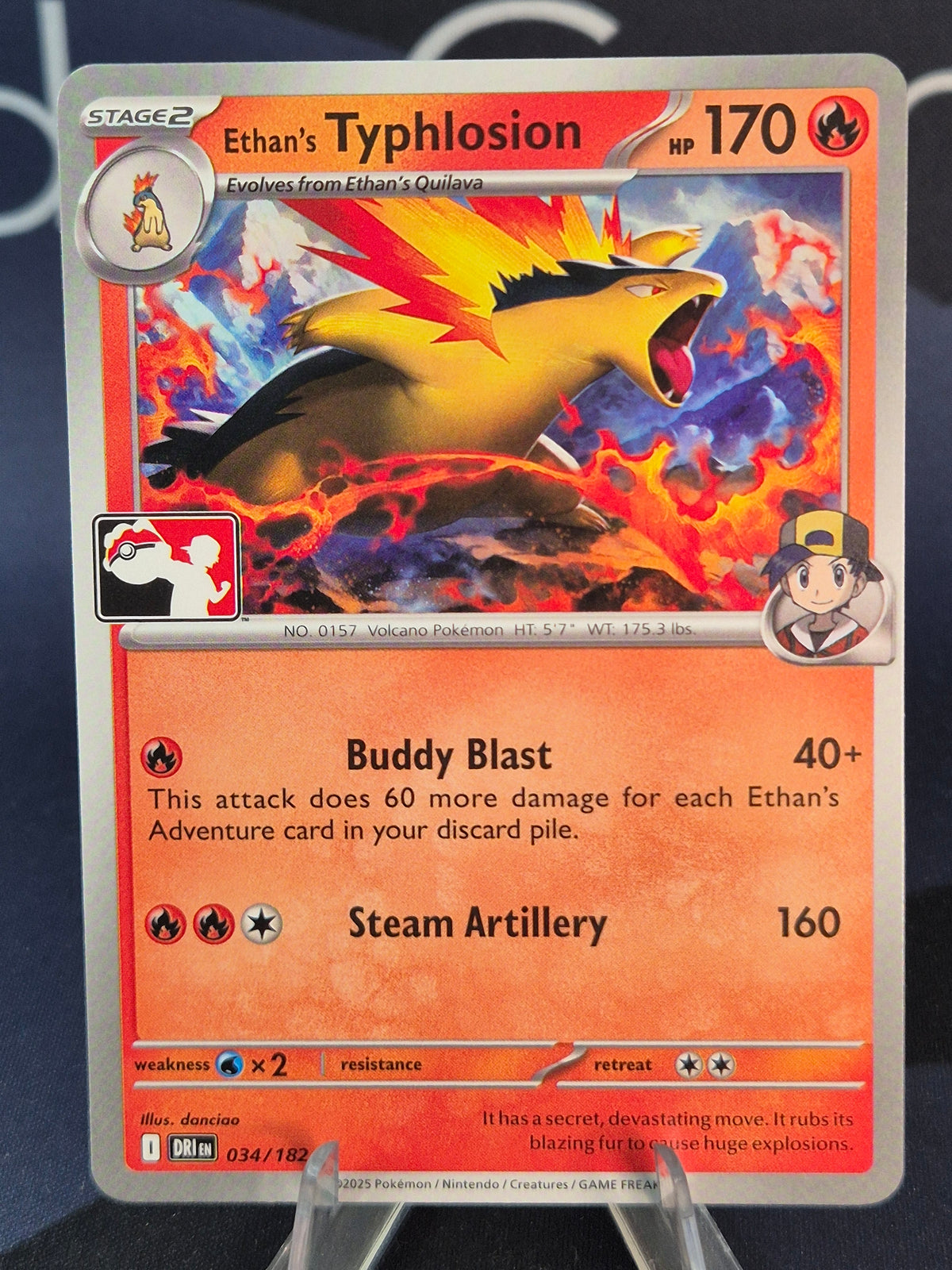 Ethan's Typhlosion Play Stamp Series 9