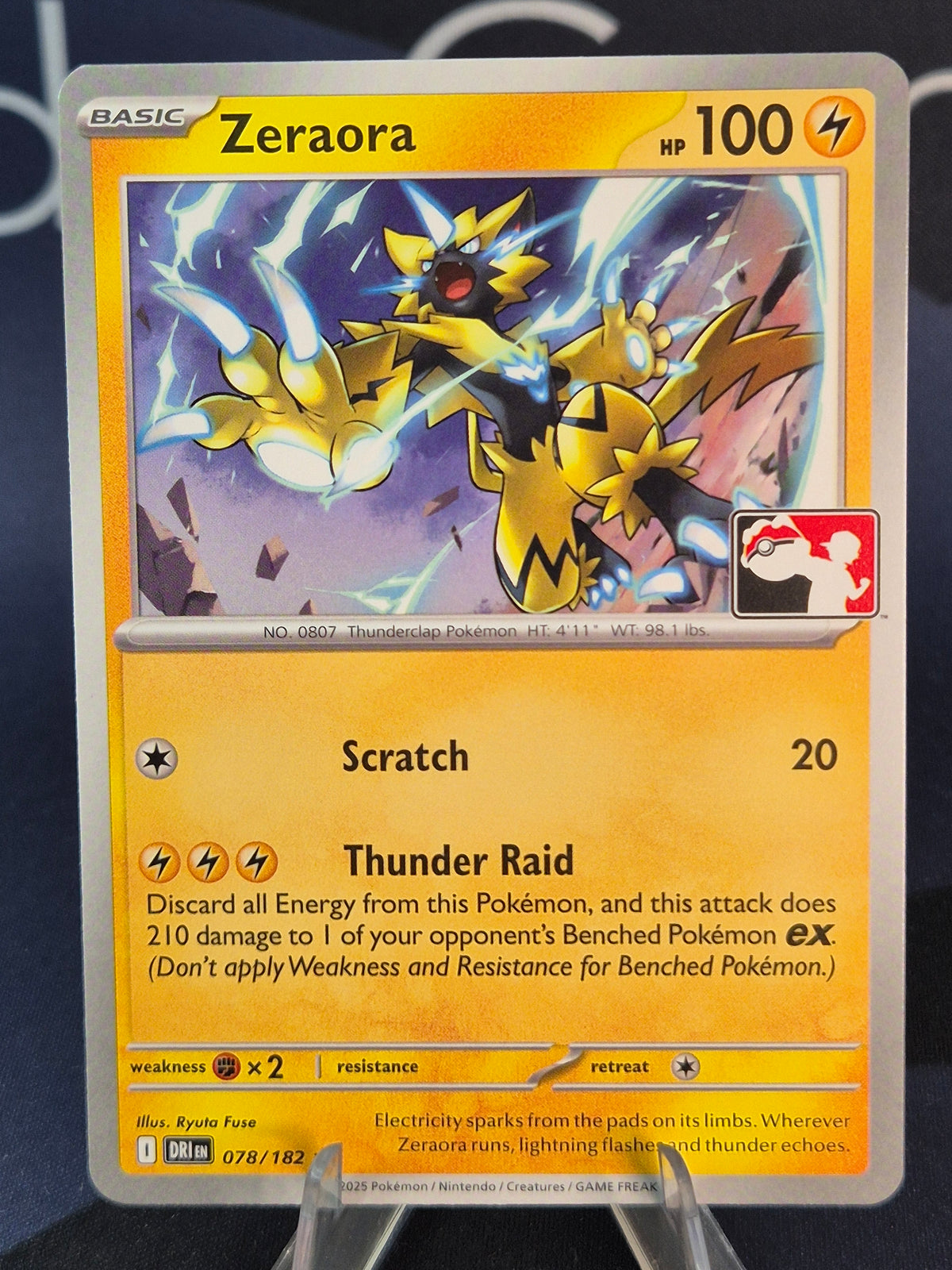 Zeraora Play Stamp Series 9