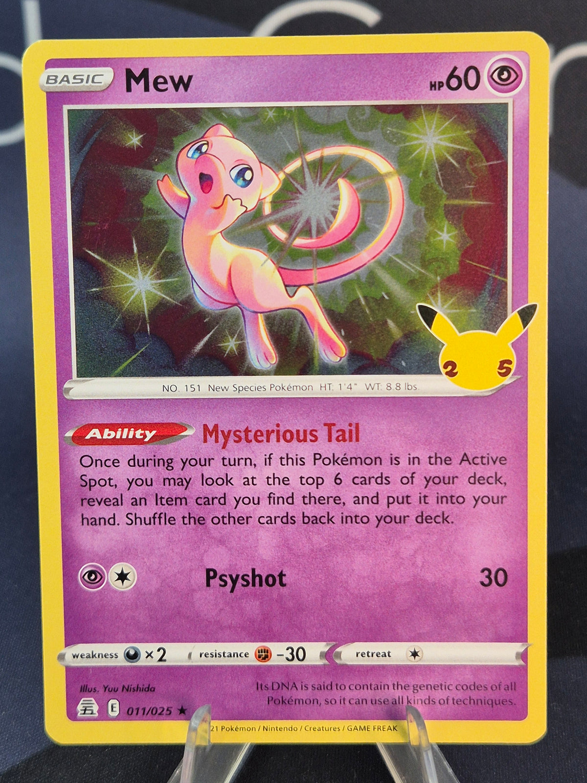 Mew 011/025 Celebrations Holo