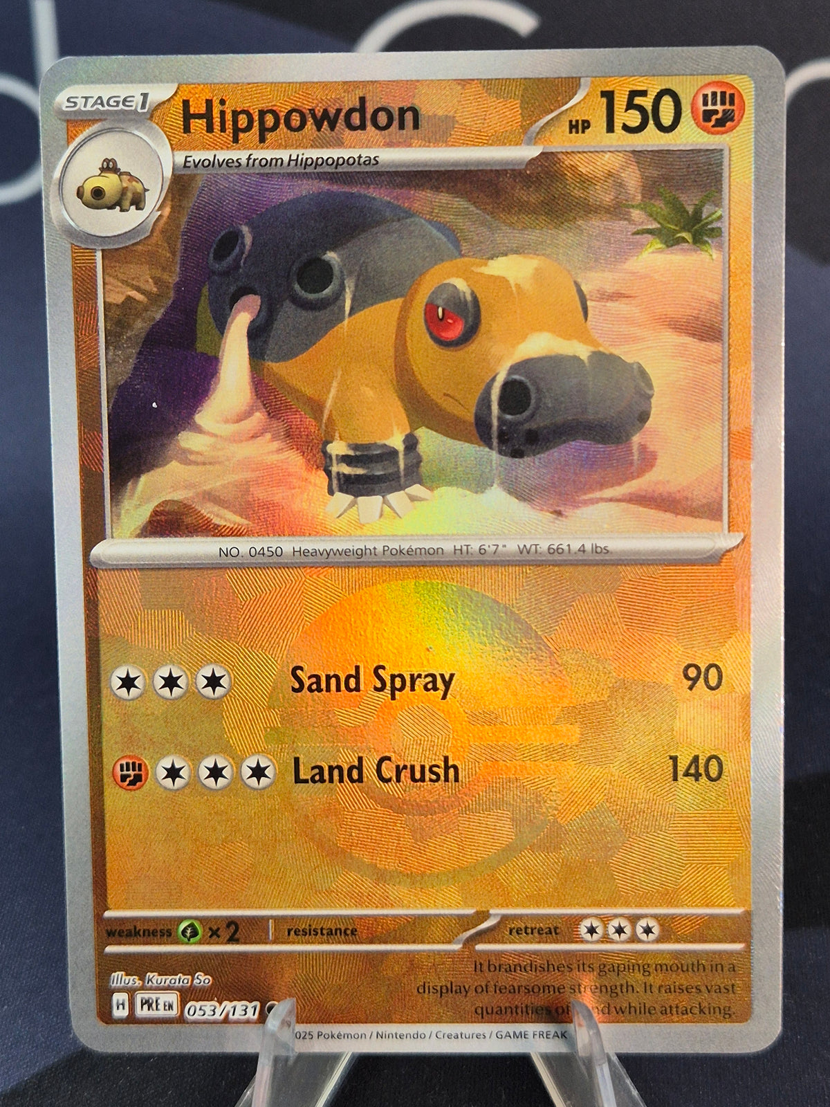 Hoppowdon 053/131 Prismatic Evolutions Pokeball Reverse Holo