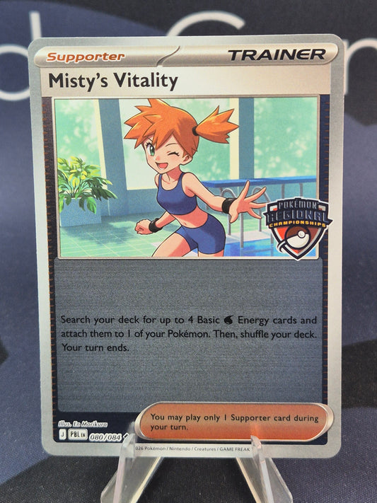 Misty's Vitality 080/084 Pitch Black Regional Championship Promo