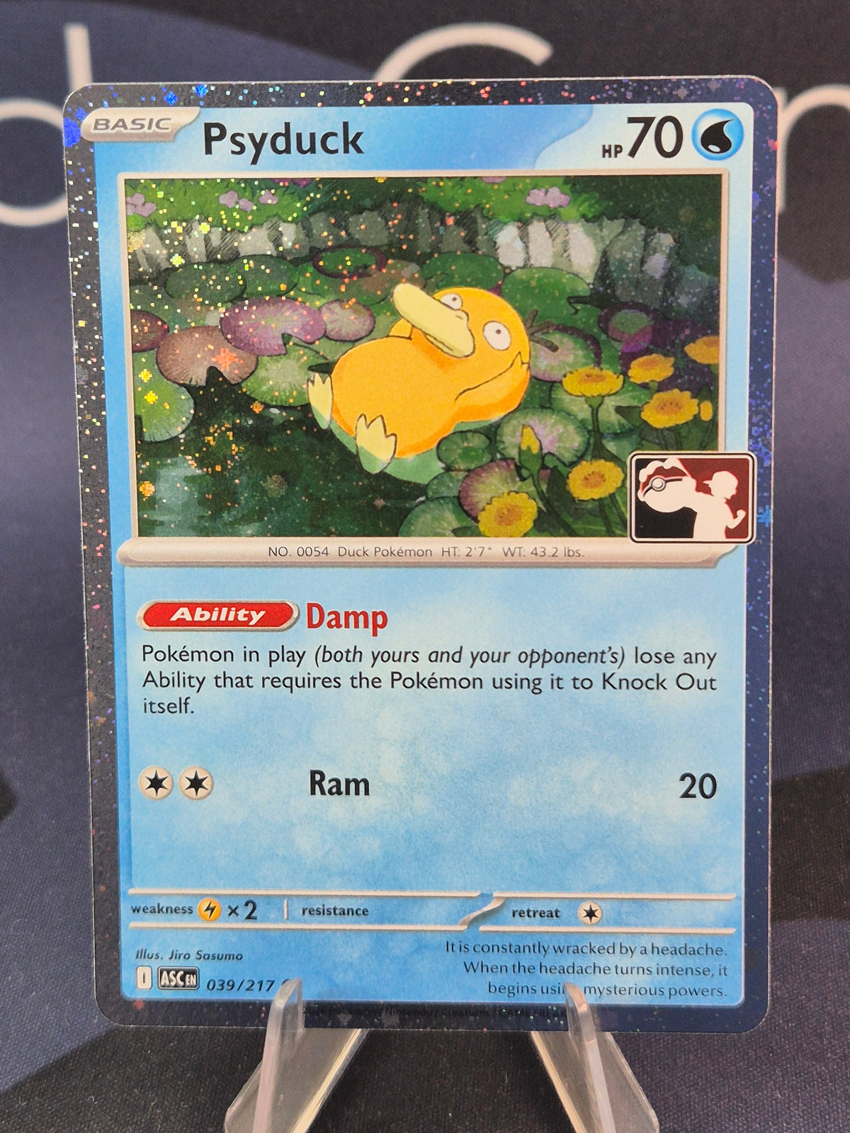 Psyduck 039/217 Ascended Heroes Play Stamp Series 9 Holo
