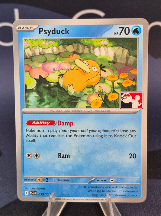 Psyduck 039/217 Ascended Heroes Play Stamp Series 9
