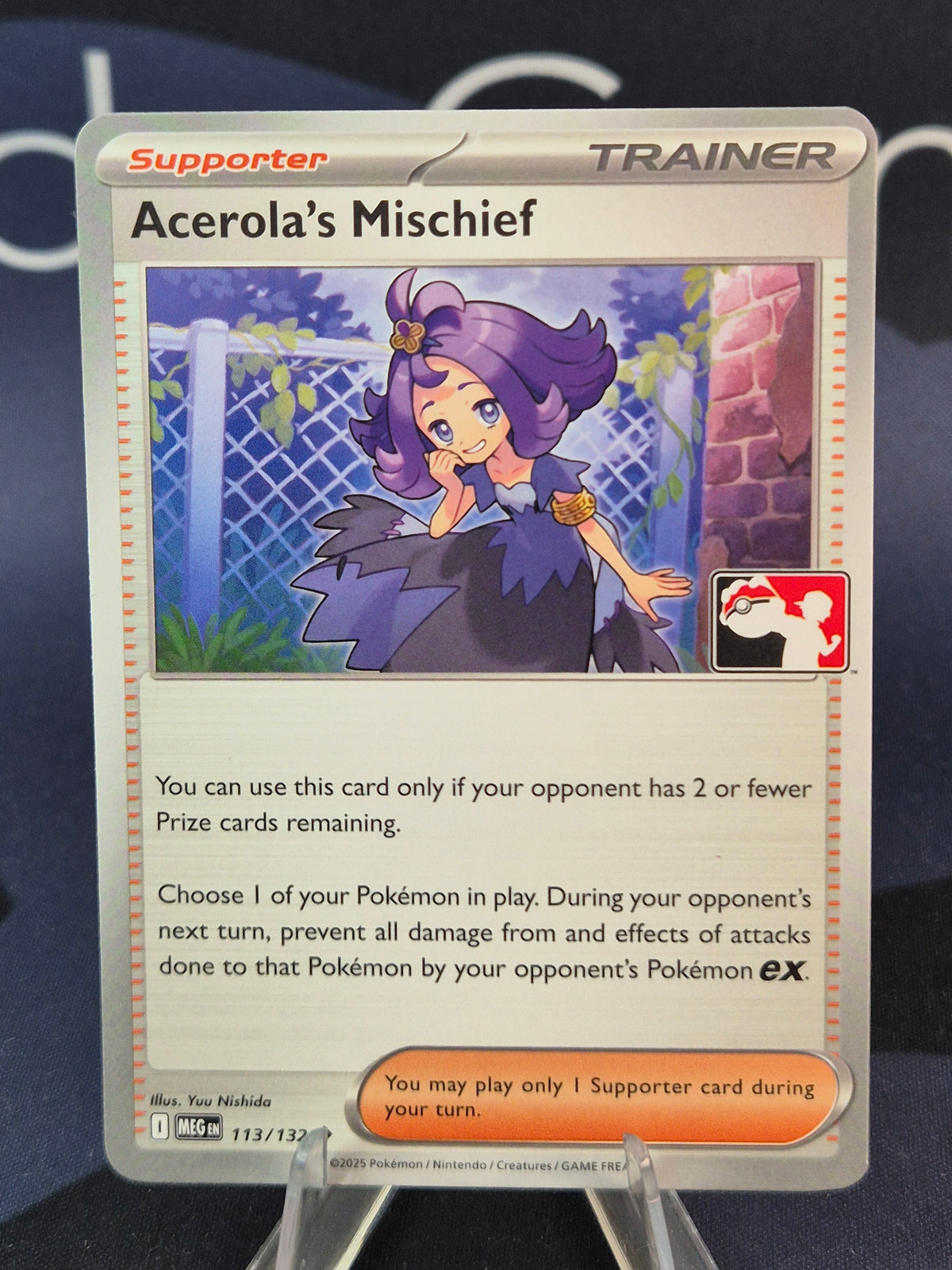Acerola's Mischief 113/132 Mega Evolution Play Stamp Series 9