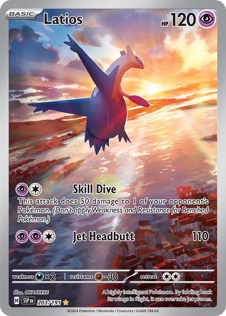 Latios 203/191 Surging Sparks