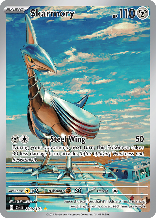 Skarmory 209/191 Surging Sparks